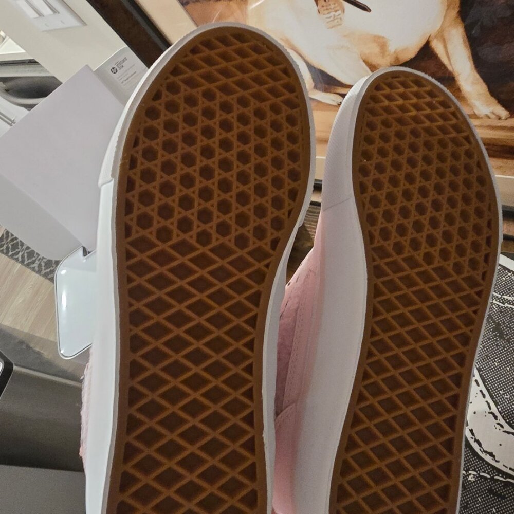 Vans Skate Half Cab Sherpa Leather Pink White VN0A5FCDY3K Men's Size 10 Shoes US - Picture 9 of 14